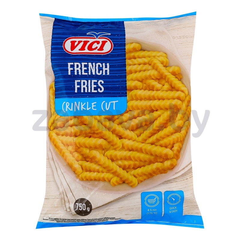 Картофель-фри Vici, волнистый, 750 г