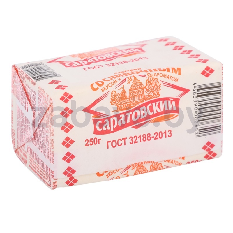 Маргарин «Саратовский», сливочный, 60%, РФ, 250 г