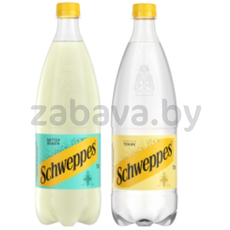 Напиток Schweppes, биттер лемон или индиан тоник, газ., 1 л