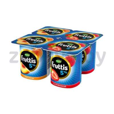 Продукт йогуртный Fruttis, 5%, 115 г, в ассорт/