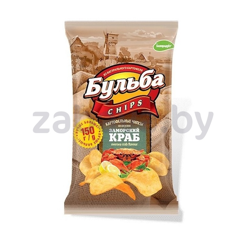 Чипсы «Бульба chips», 150 г, в ассорт.