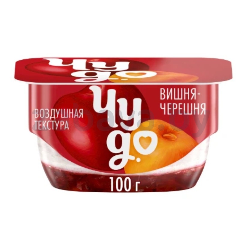 Десерт творожный «Чудо», вишня-черешня, 100 г