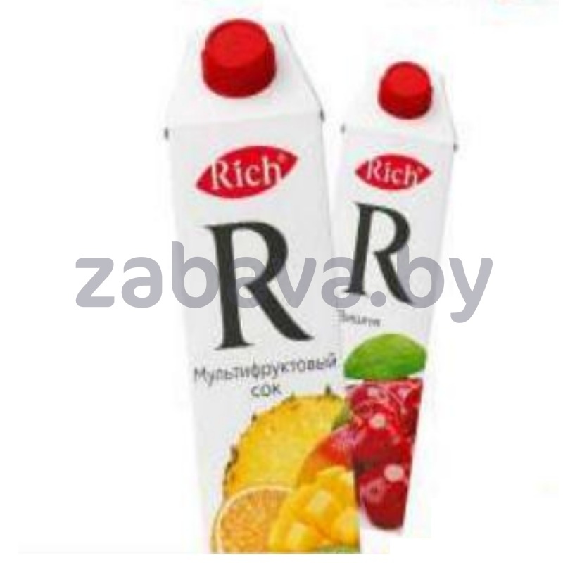Сок/нектар Rich, мультифрукт/вишня, 1 л