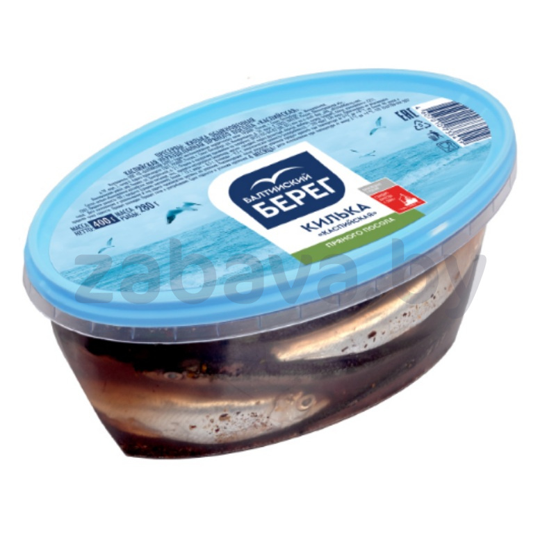 Килька «Балтийский берег», каспийск., н/р, прян. посола, 400 г