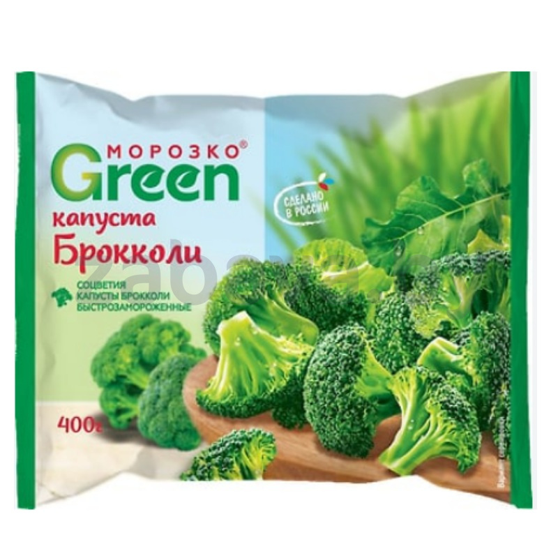 Брокколи «Морозко Green», зам., 400 г