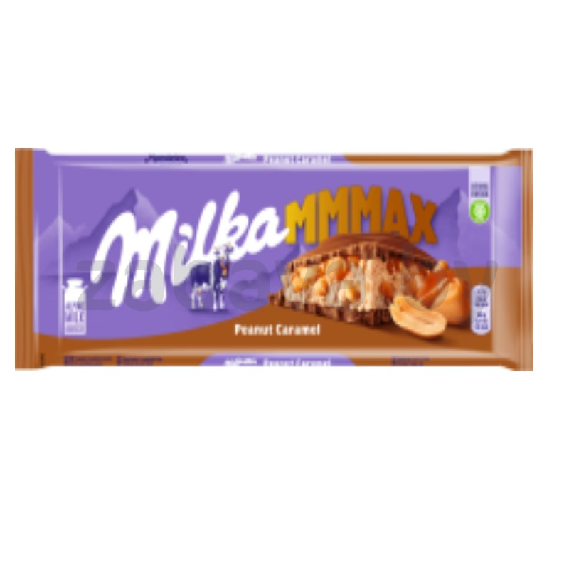 Шоколад молочный Milka с карамелью и арахисом, 276 г