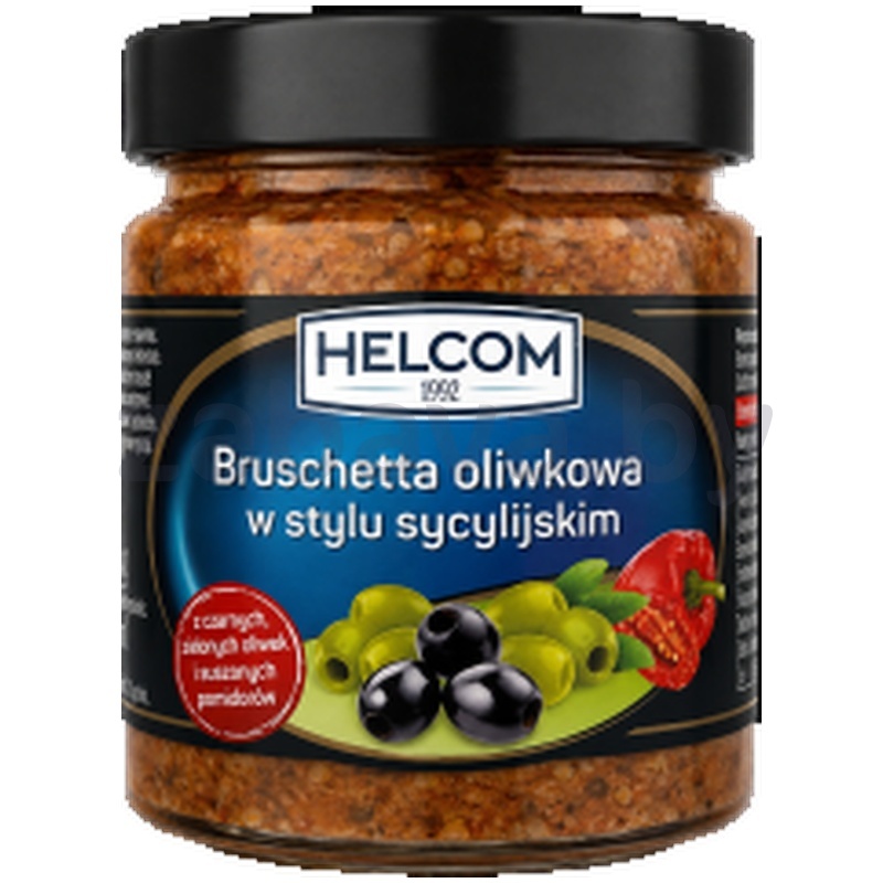 Брускетта Helcom, сицилийская с оливками, 225 мл