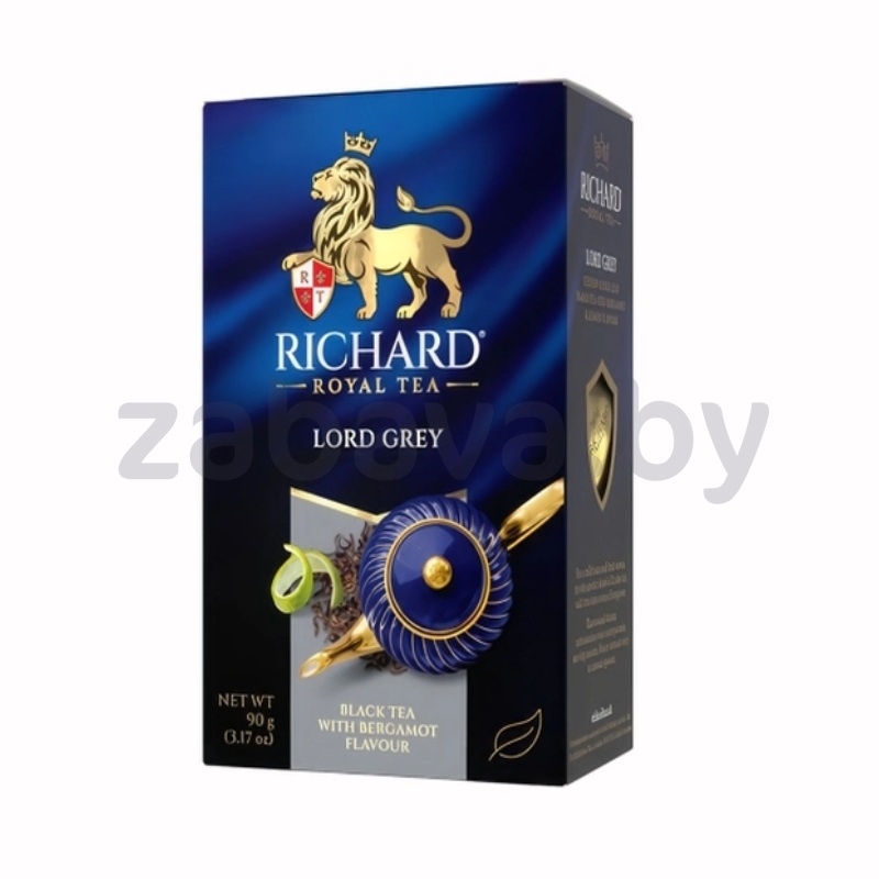 Чай черный Richard Lord Grey, лимон-бергамот, 90 г