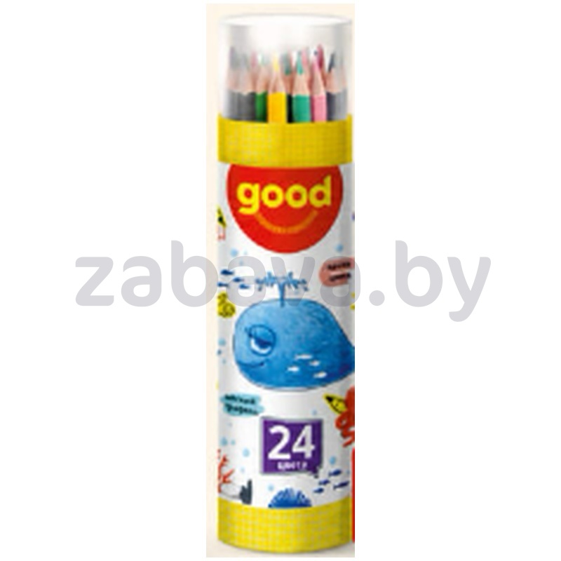 Набор цветных карандашей Good, 24 шт.