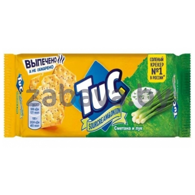 Крекер Tuc, соленый, сметана и лук, 100 г