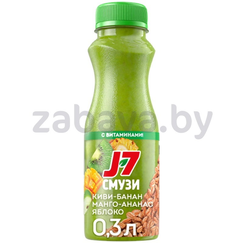 Смузи J7, киви-банан, манго-ананас, яблоко, 0,3 л