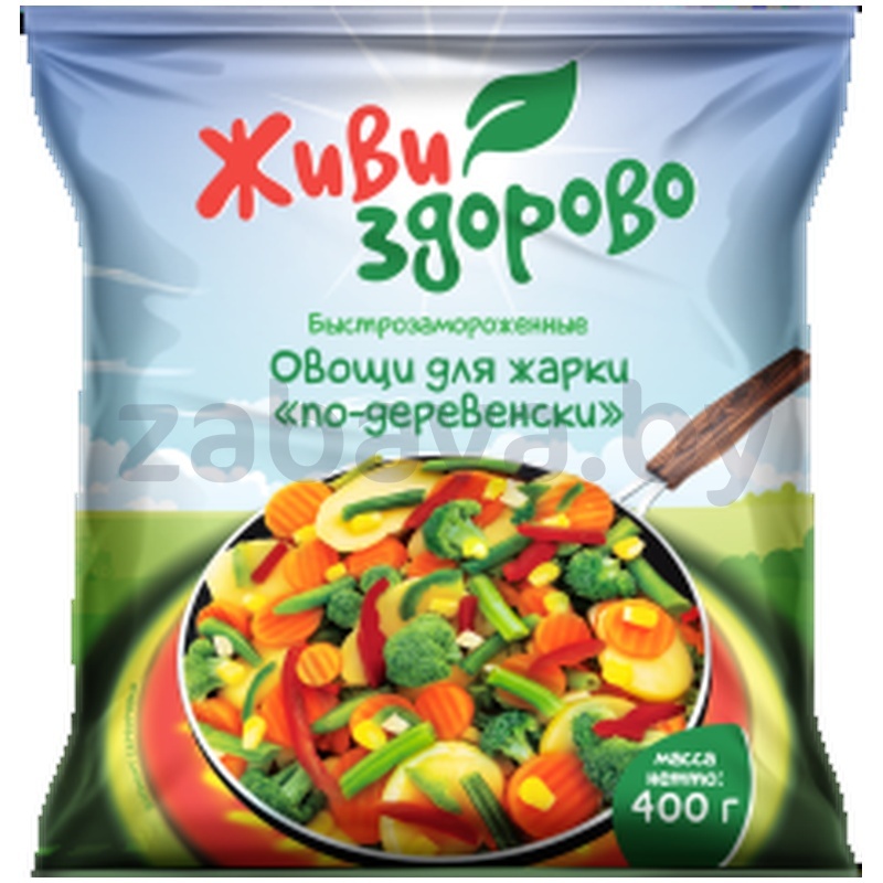 Овощи для жарки «Живи здорово» «По-деревенски», зам., 400 г