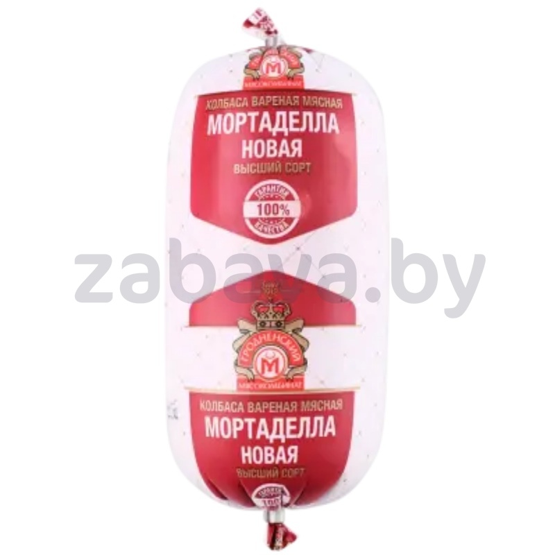 Колбаса «Мортаделла новая», вар., в/с, «Гродненский» МК, 580 г