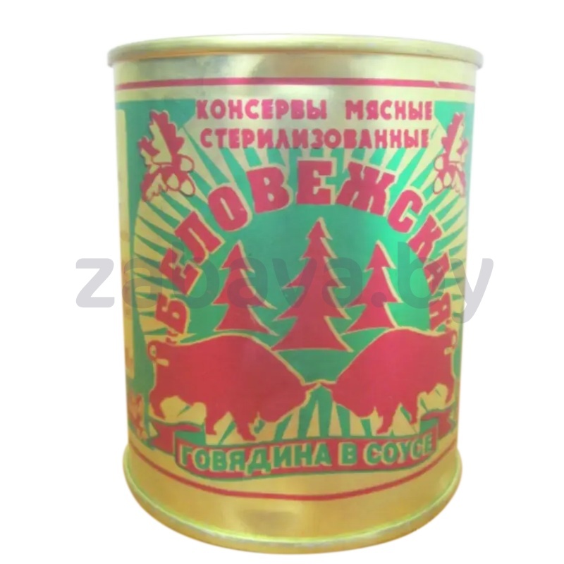 Говядина в соусе «Беловежская», 338 г, «Березовский» МК