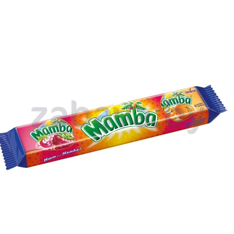 Конфеты жевательные Mamba, ассорти, 79,5 г