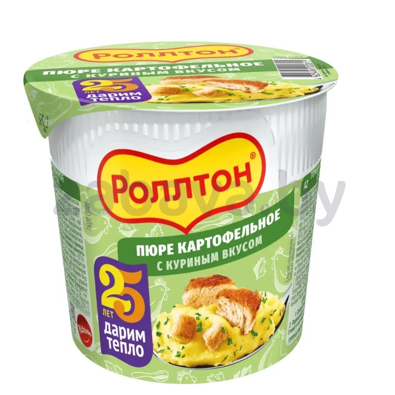 Пюре картофельное б/п «Роллтон», курица, 40 г
