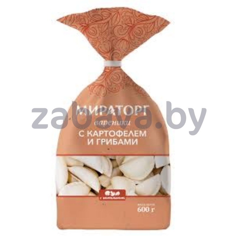 Вареники «Мираторг», картофель-грибы, п/ф, замор., 600 г