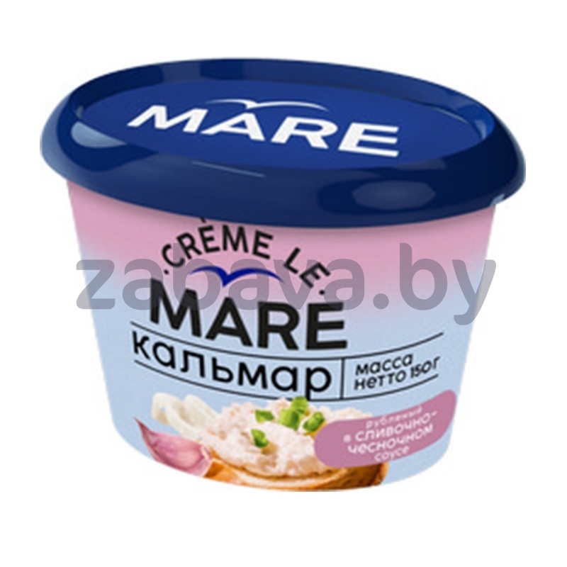 Кальмар рубл. Creme le Mare в сливочно-чесн. соусе, 150 г