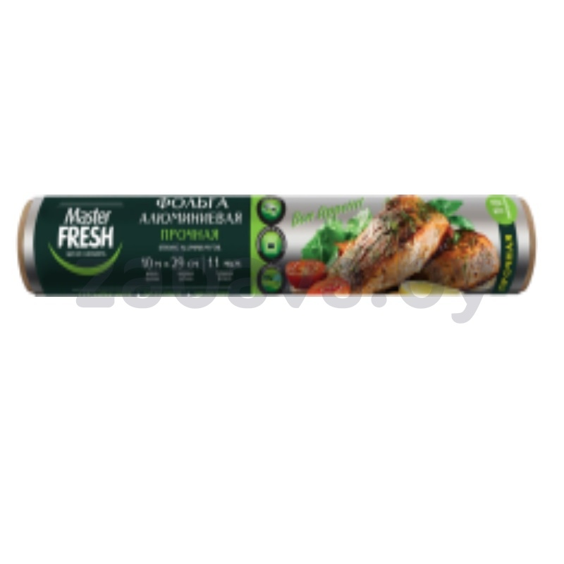 Фольга Master Fresh, алюминиевая, прочн., 10 м