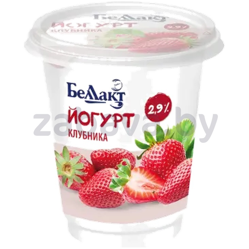Йогурт «Беллакт», банан/черника/клубника, 2,9%, 380 г