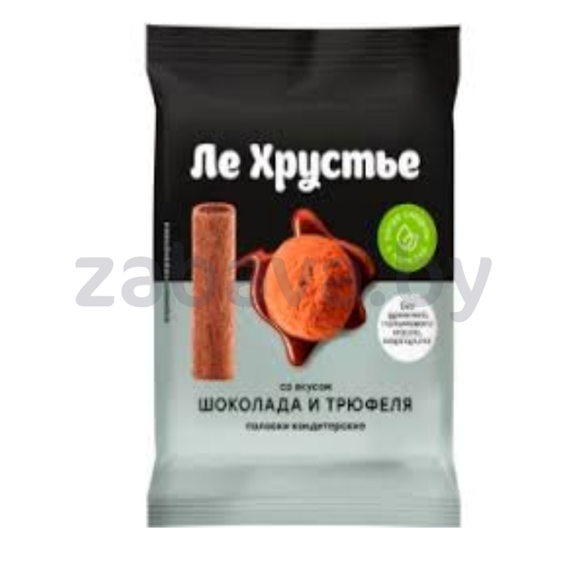 Полоски кондитерские «Ле Хрустье», шоколад-трюфель, 100 г