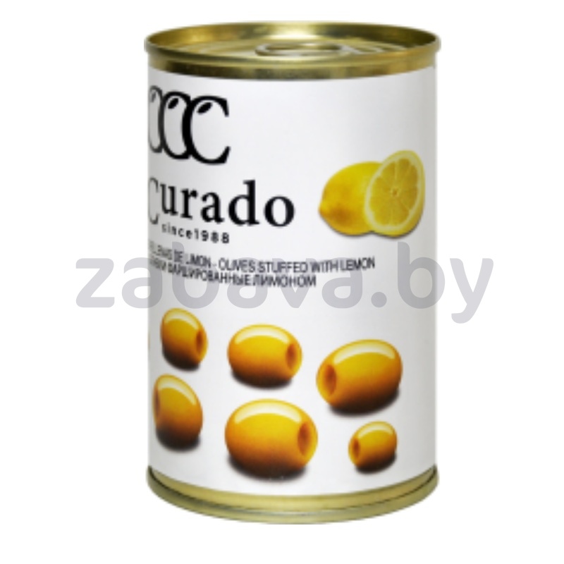 Оливки Los Curado зел., фарш. лимоном, 300 г