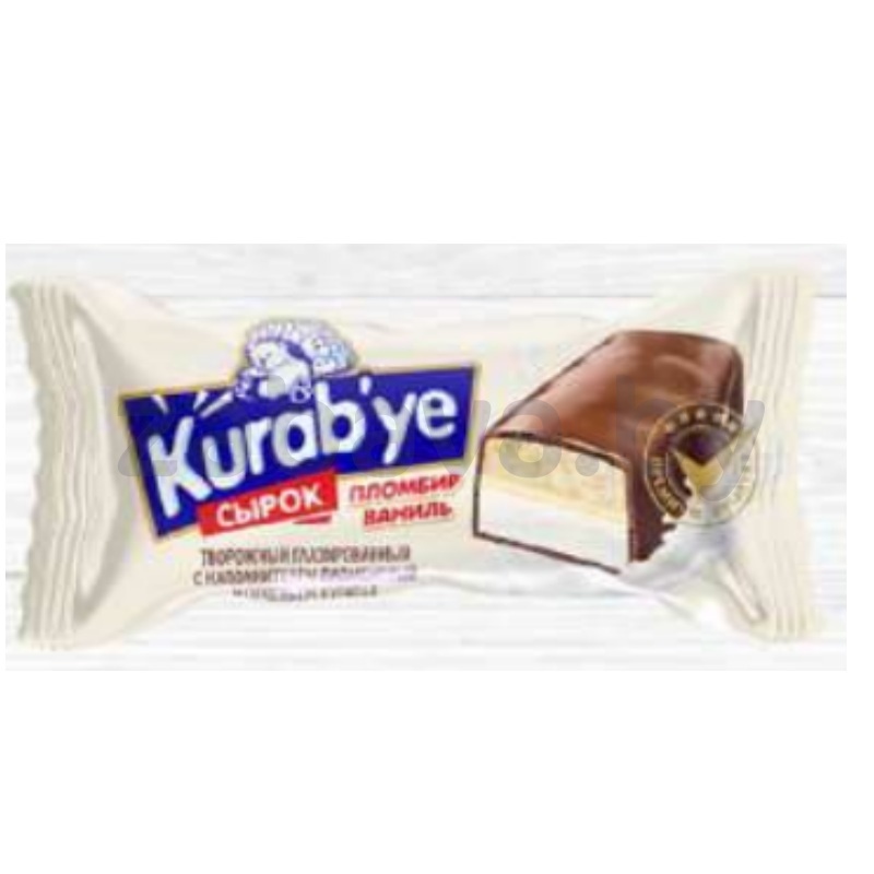Сырок «Тимоша» Kurab’ye, 15%, пломбир-ваниль, 60 г