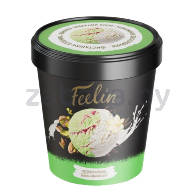 Мороженое Feelin, фисташка-клубника, 12%, 160 г