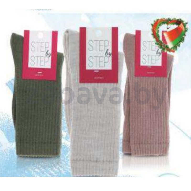 Носки женские Step By Step, р-р 23-25, с шерстью