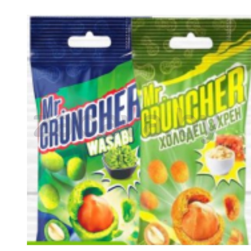 Арахис Mr. Cruncher, 60 г, васаби или холодец с хреном