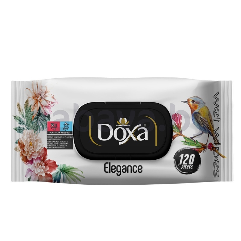 Салфетки влажные Doxa Elegance, 120 шт.