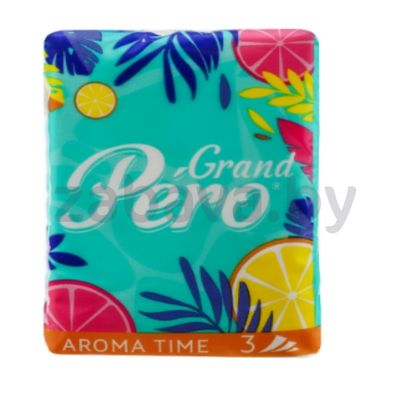 Платочки бумажные Pero Grand, 3 сл., 7 шт.