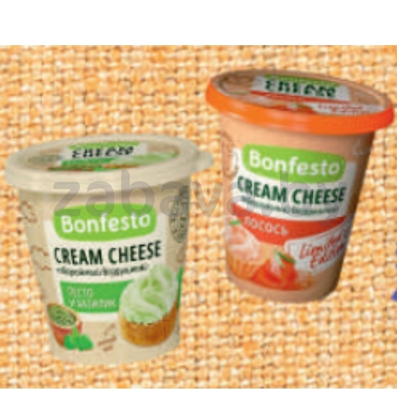 Сыр творожный Bonfesto Cream Cheese, 65%, 125 г, в ассорт.