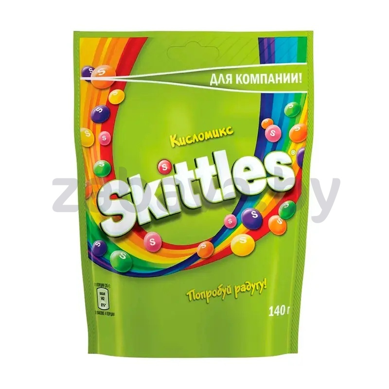 Драже Skittles, 140 г, кисломикс
