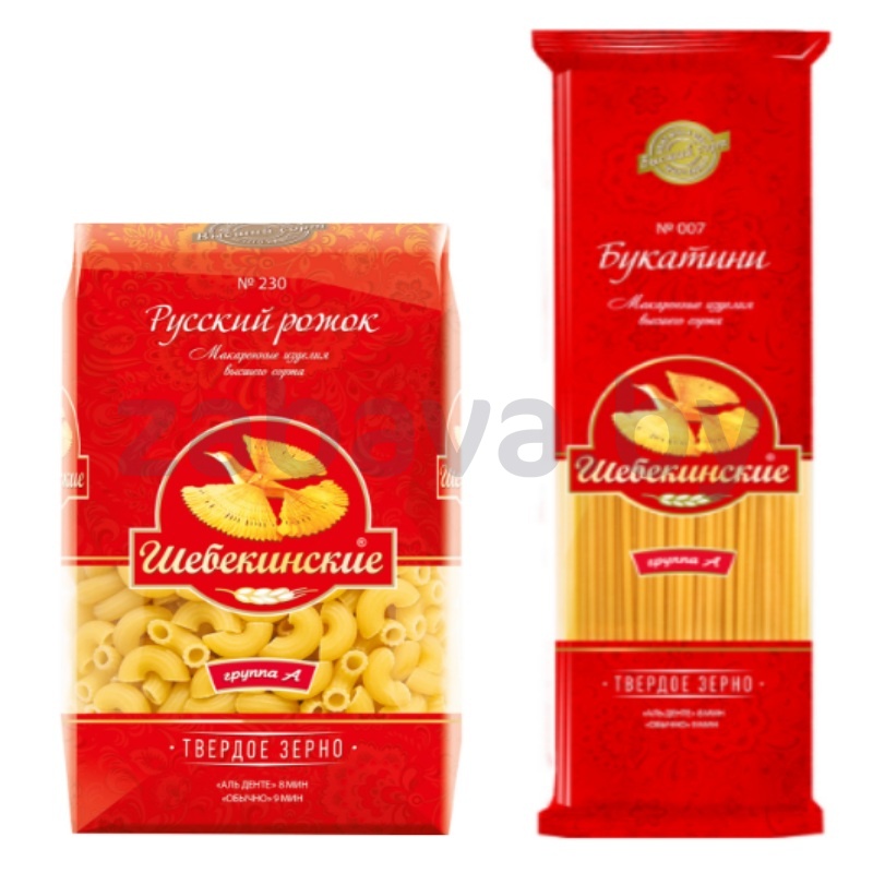 Макароны «Шебекинские», рожок русский или спагетти, 450 г