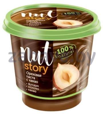 Паста Nut Story, шоколадно-ореховая с добавлением какао, 350 г