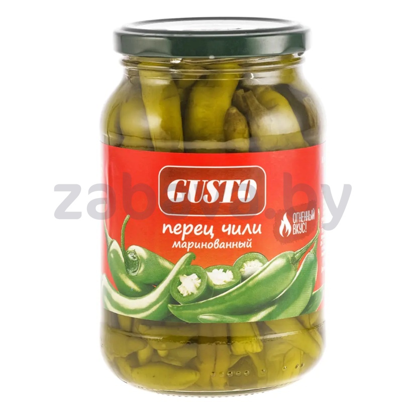 Перец чили Gusto, марин., 480 г