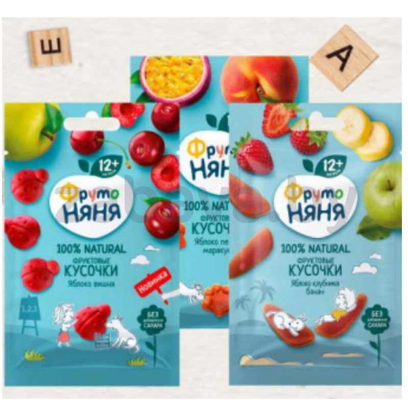 Кусочки фруктов. «Фруто Няня», 15 г, в ассорт.