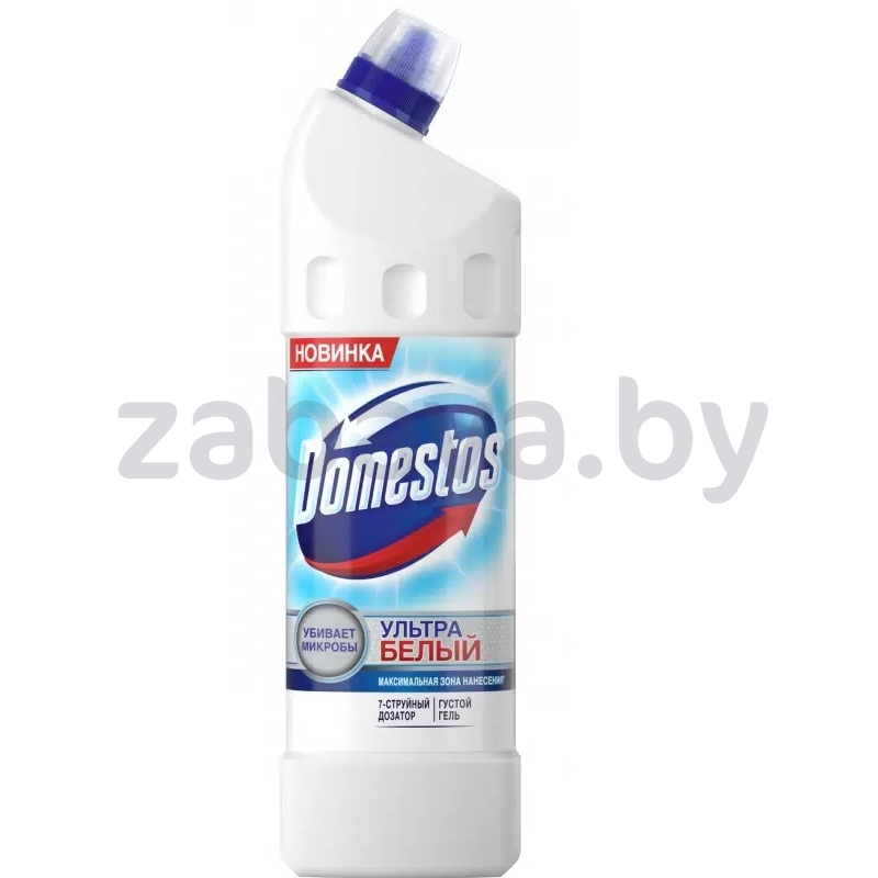 Чистящ. гель д/туалета Domestos «Ультра белый», 1 л
