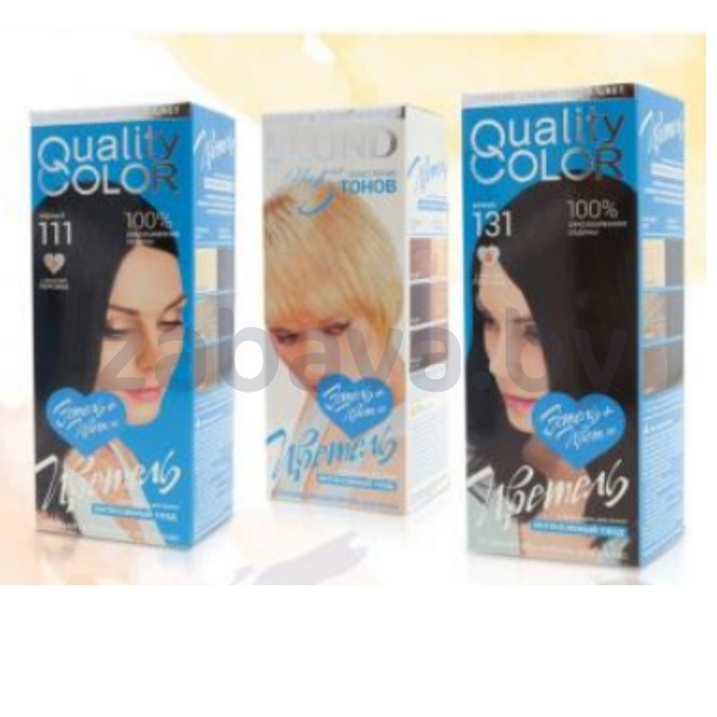 Гель-краска или осветлитель для волос «Цветель»