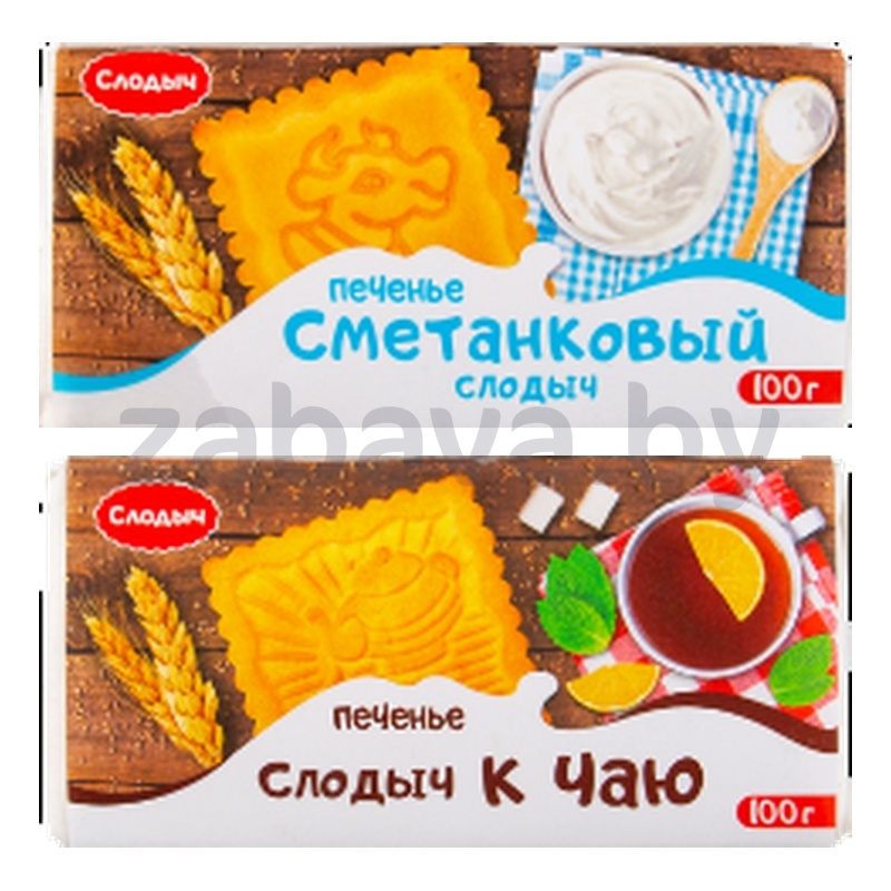 Печенье «Слодыч» «Сметанковый» или «К чаю», 100 г