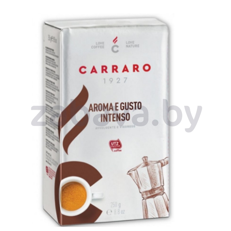 Кофе молотый Carraro Aroma e Gusto Intenso, 250 г