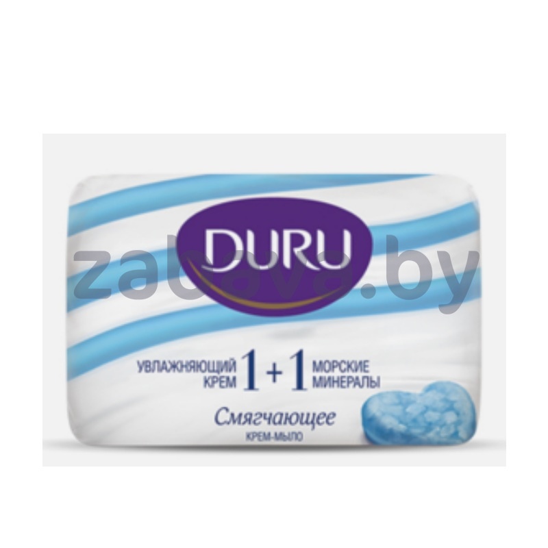 Крем-мыло Duru 1+1, 80 г, морские минералы