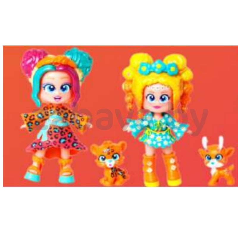 Игровой набор Kookyloos Pets Party, кукла и питомец, в ассорт.