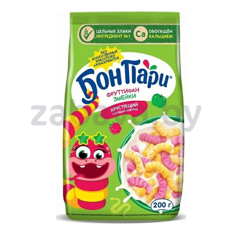 Готовый завтрак «Бон Пари», змейки, 200 г