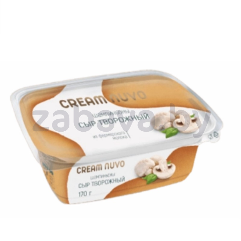 Сыр Cream Nuvo, творожный, шампиньоны, 65%, 170 г