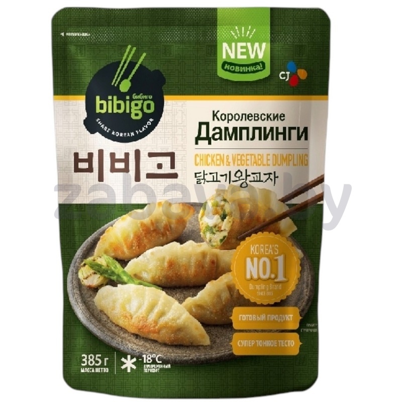 Дамлинги Bibigo, королевские, курица, п/ф, замор., 385 г