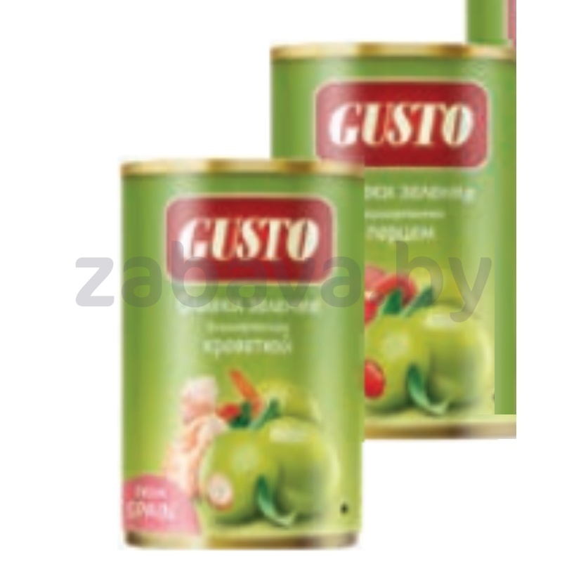 Оливки Gusto, зеленые, фаршир., 280 г, в ассорт.