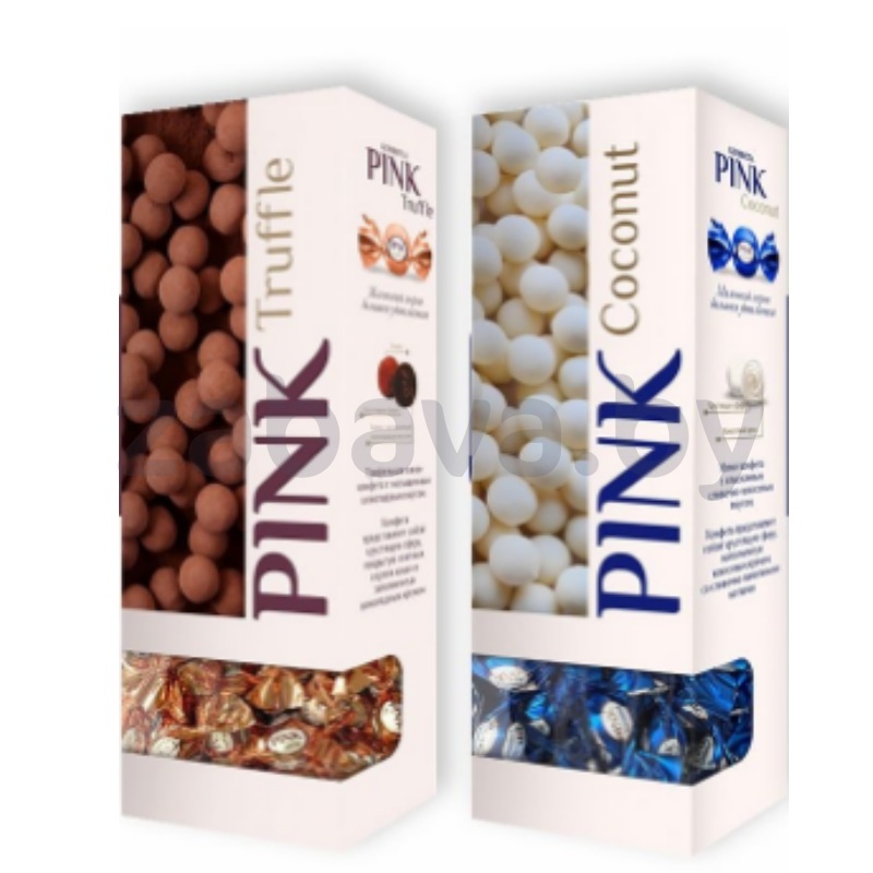 Конфеты Pink Coconut/Truffle, трюфель/кокос, 163 г