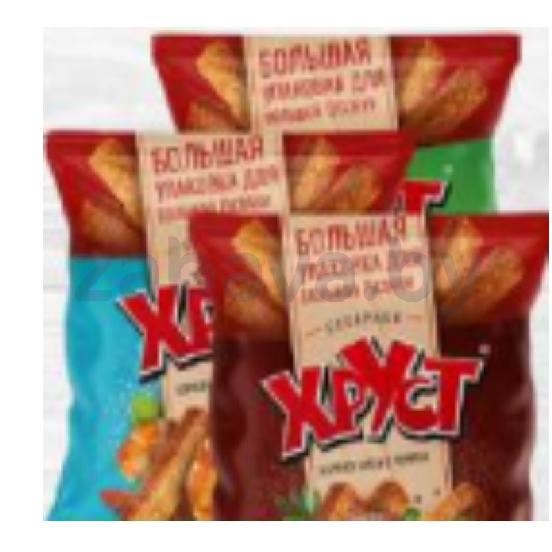 Сухарики «Хруст», 100 г, в ассорт.